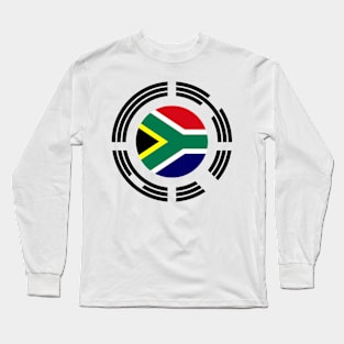 Korean South African Multinational Patriot Flag Series Long Sleeve T-Shirt